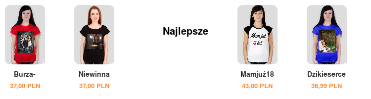 Najlepsze nadruki