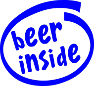 Koszulka męska - beer inside