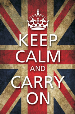 Koszulka damska - Keep calm and carry on
