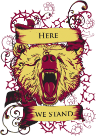 koszulka Gra o tron - Here we stand