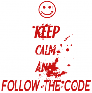 Koszulka Dexter - Keep Calm and follow the code