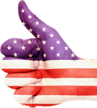 Koszulka USA kciuk
