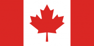 Flaga Kanady - koszulka damska biała