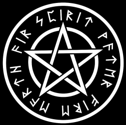 Wicca pentagram - koszulka damska