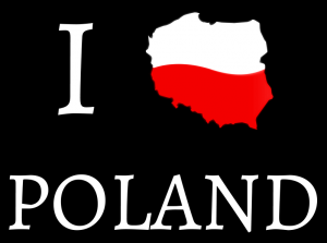 I love Poland bluzka damska - nadruk