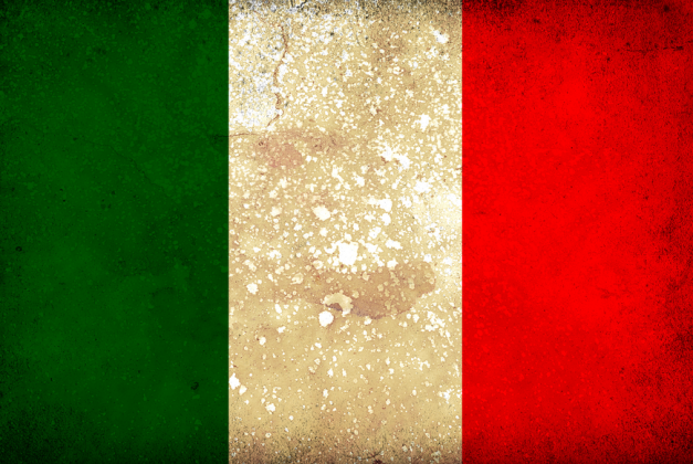 Flaga włoska - koszulka męska
