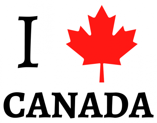 I love Canada koszulka damska