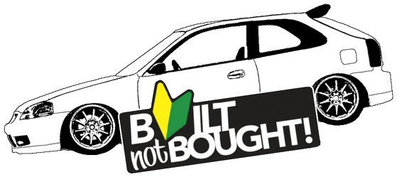 Built not bought Civic VI Tshirt W