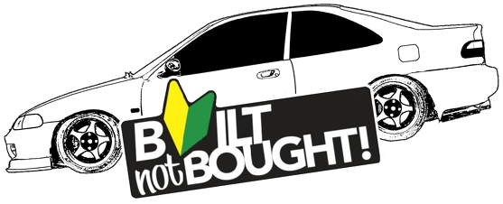 Built not Bought Civic V Coupe Tshirt W