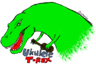 Ukulele T-Rex czapka
