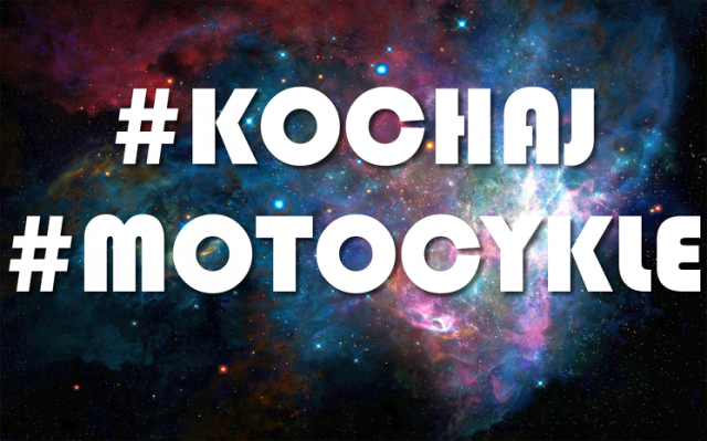 #KOCHAJ #MOTOCYKLE - T-Shirt Damski