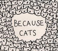 Damska "Because cats"