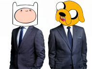 Adventure Time - Biznesmen Chłopiec