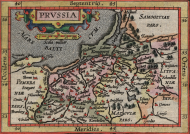 Torba z mapą Prus III (Abraham Ortelius)
