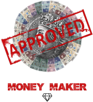 Bluza z nadrukiem "MONEY MAKER" RUBYWEAR