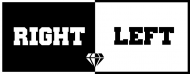 Bluza z nadrukiem "RIGHT - LEFT" RUBYWEAR