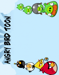 podkładka Angry Bird toon