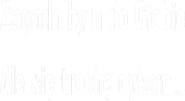 Koszulka Trochę się cykam męska