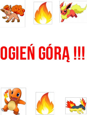 pokemon - nadruk