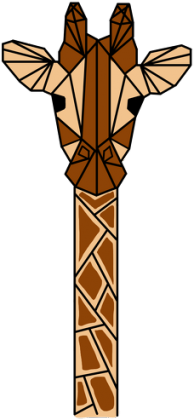 Żyrafa Fafa zakolorowana - Body