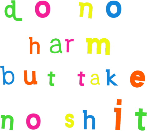 Do No Harm But Take No Shit (3)