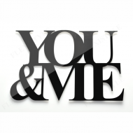 Bluzka z napisem "YOU&ME"
