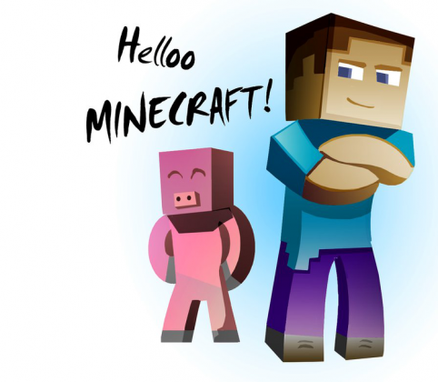 Koszulka Minecraft "Nadruk Steve"