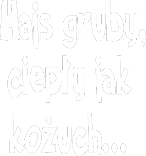 Hajs gruby - nadruk