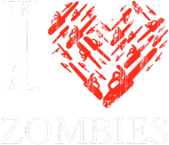I love Zombies - White
