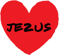 T-shirt I love Jezus - damski