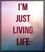 Koszulka damska KRSN "I'm Just Living Life"