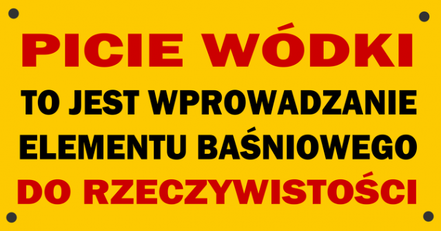 Picie wódki