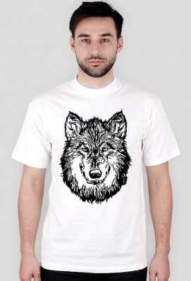 Wilk Koszulka Męska - StrangerShop