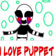 kubek I love puppet