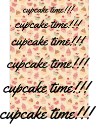 T-shirt "Cupcake time"