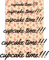 T-shirt "Cupcake time"
