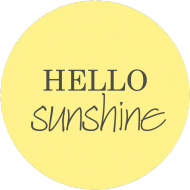 Plakat - HELLO sunshine