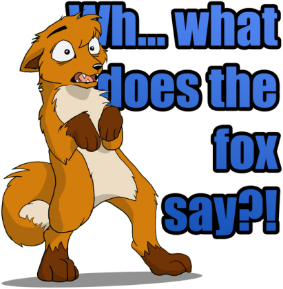 what does the fox say? -white dziecieca ch