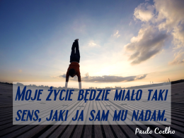 Torba z cytatem - Paulo Coelho - Sens życia