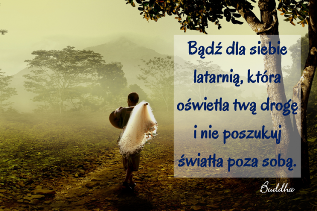 Bluza - Buddha - Bądź dla siebie latarnią...