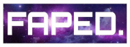 HOODIE GALAXY FAPED BLACK
