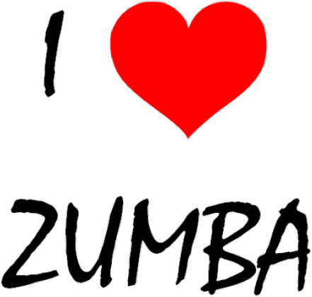 Koszulka dziewczęca I Love ZUMBA