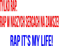 kubek "rap życiem"