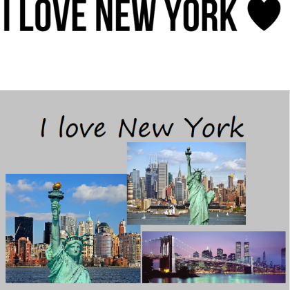 Torebka I Love New York ♥