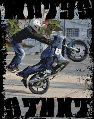 Matys Stunt Rider - t-shirt czarny
