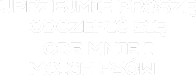 Uprzejmie proszę (tył) - black