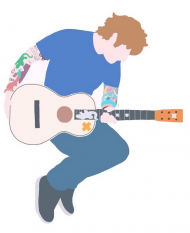 Ed gitara męska