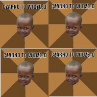 Koszulka ,,czarno to widzę,,