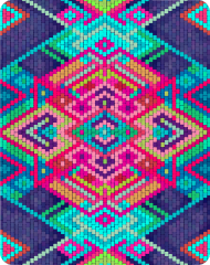 Aztec cool geometric design