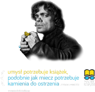 Koszulka - mądry umysł potrzebuje książek - madreksiazki.org